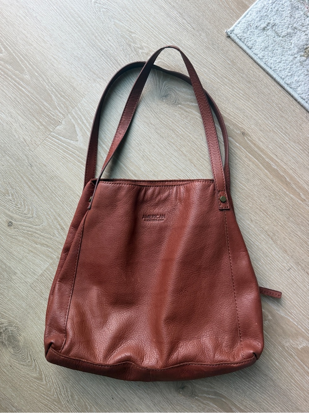 American Leather Co. Brown Shoulder Bag
